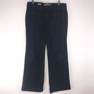 GAP Women’s Dark Wash Wide Leg Trouser Jeans